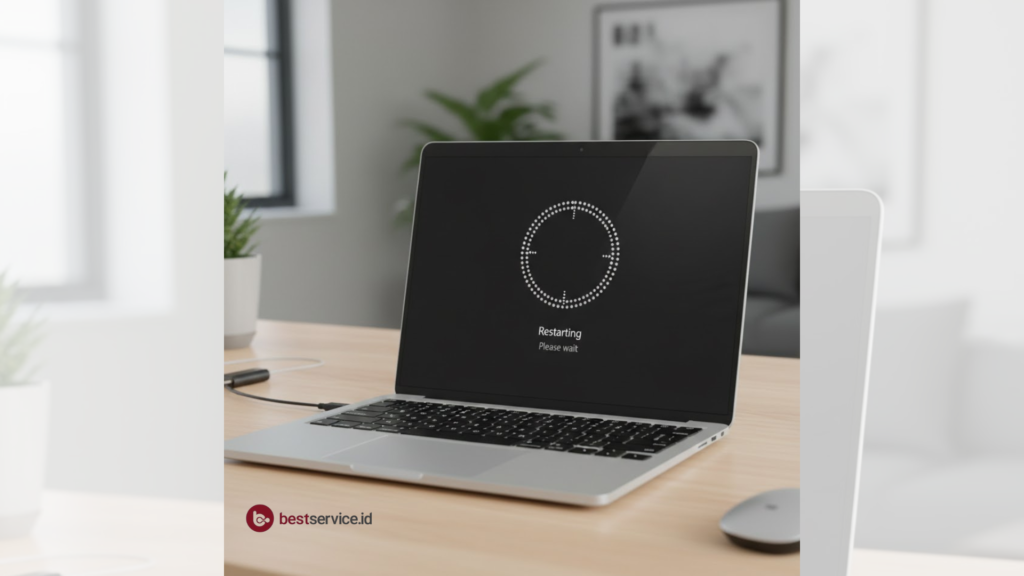 laptop restart sendiri